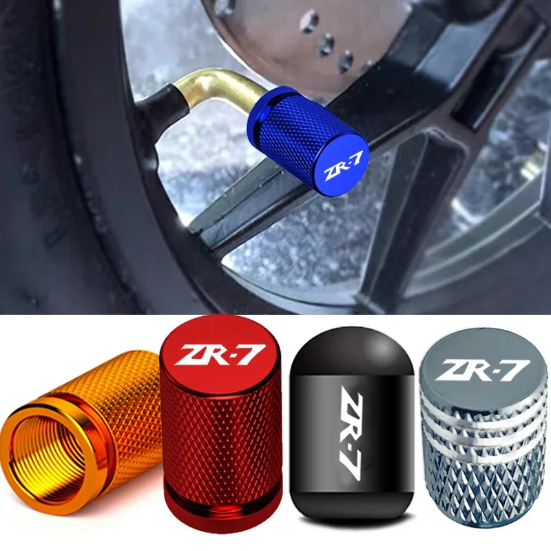 2pcs Motorcycle Wheel Tire Valve Stems Caps Airdust Covers for ZR-7 ZR7 ZR 7 All Year 2025 2024 2023 2021 Accessories