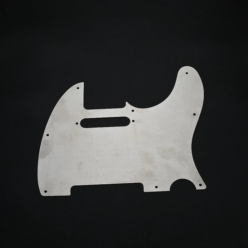 1Pc 8 Hole Metal Silver Electric Guitar Pickguard TL Guitar Pickguard For TL Style Guitar