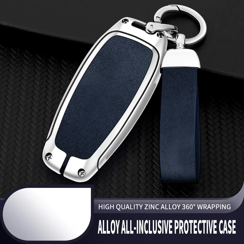 For BYD Second Song Pro Tang Dm QIn PLUS MAX Yuan Generation Atto Accessories Zinc Alloy Car Key Case Cover Bag Shell