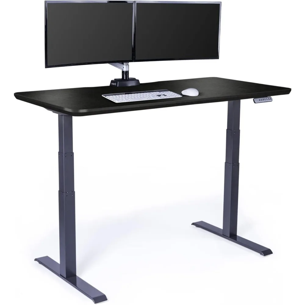 

Standing Desk Adjustable Height (60" x30')- Electric Sit-Stand Computer Desk for Work or Home Office- Dual Motor with Memory