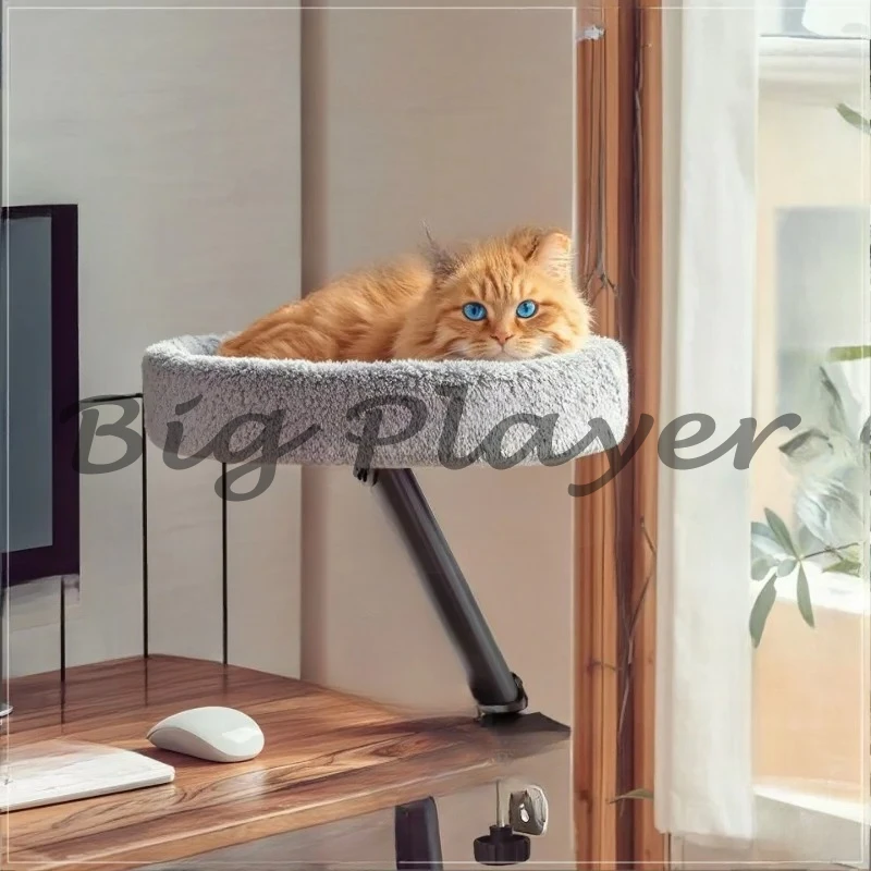 

Floating Cat Nest Desktop Bed Office Climbing Frame Desk Cat