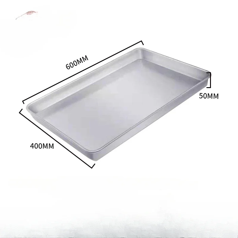 Pizza Baking Bread Cake Aluminum Mold Rectangular 60*40 Commercial Oven Tools Shelf Aluminum Plate Baking Tray