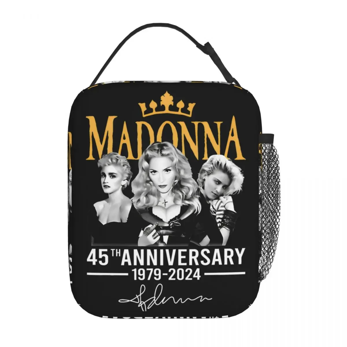 Insulated Lunch Bag Madonna Singer Pop Classic Music Accessories Lunch Food Box New Thermal Cooler Bento Box For Outdoor