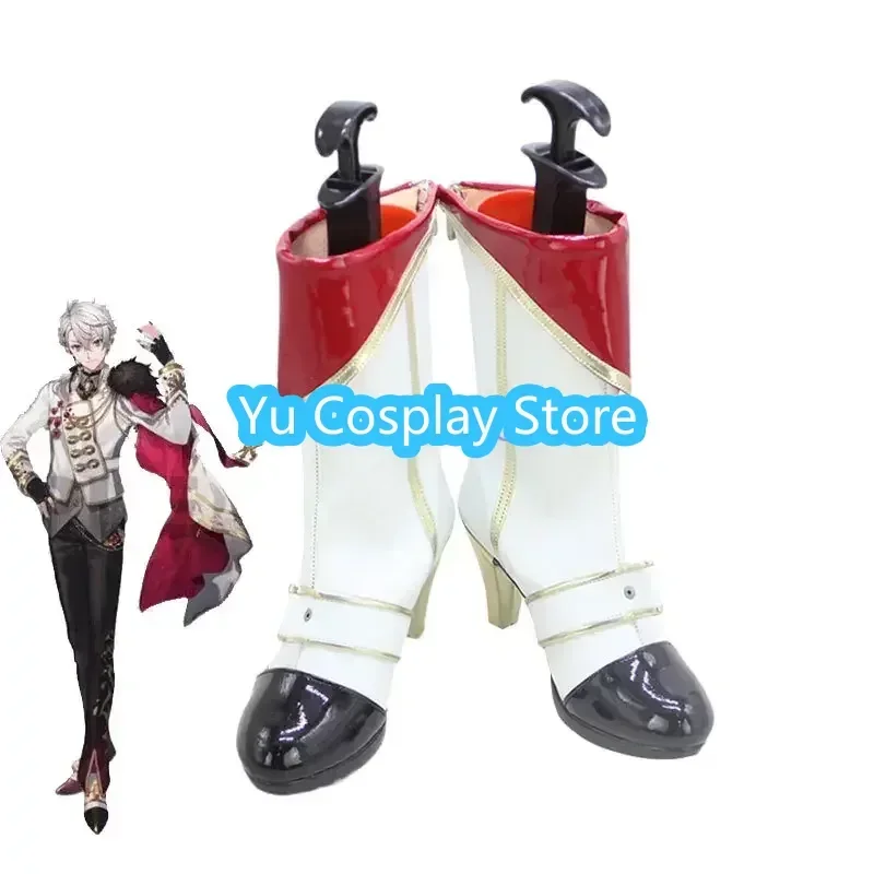 

Yu-Cosplay Kuzuha, обувь для косплея, обувь из искусственной кожи на высоком каблуке, карнавальные ботинки на Хэллоуин, Vtuber, реквизит для косплея, индивидуальный заказ