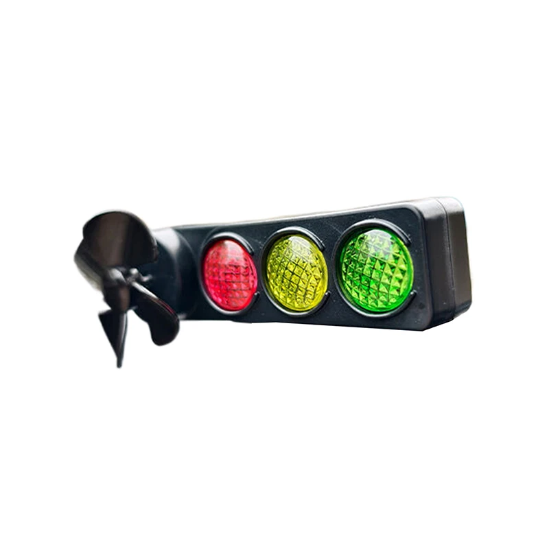 AliExpress NONE Creative LED Bike Traffic Light Shaped Wind-Powered Warning Lights Decoration Cute Bike Ornament Motorbike Accessories Gift
