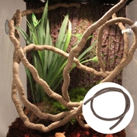 3 Feet Long Animal Vine Twistable Branch Realistic Reptiles Vines Amphibians Climbing Toy for Chameleons Tree for FROG G 87HA
