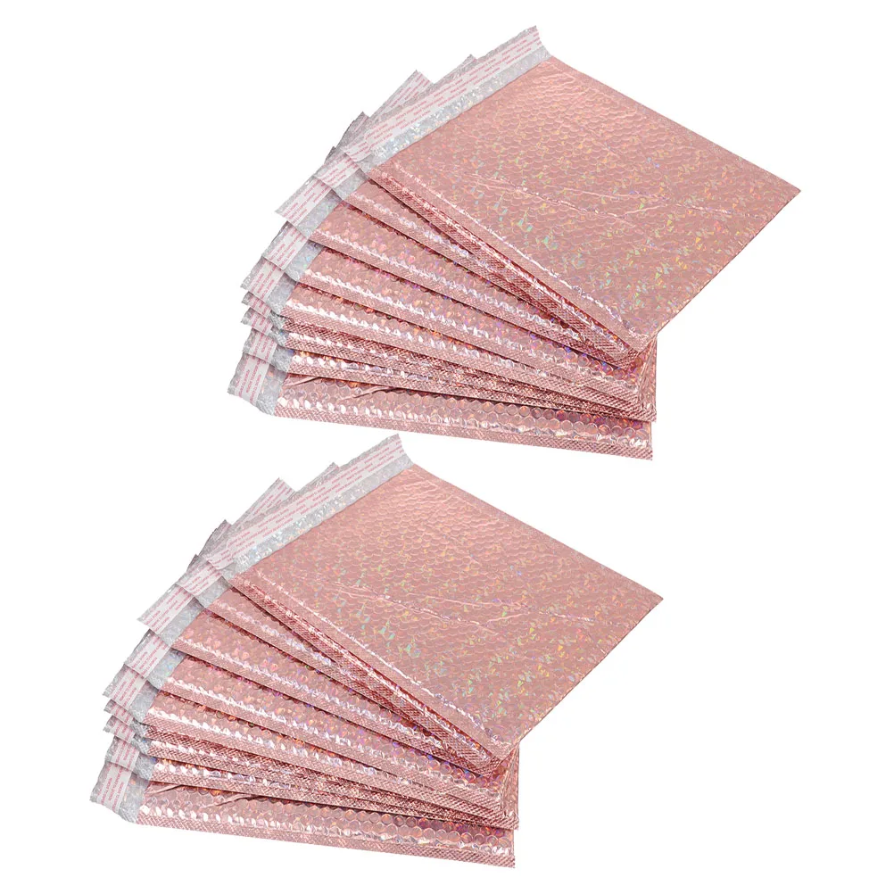 

25 Pcs Shipping Package Bubble Bag Packing Bags Shockproof Aluminum