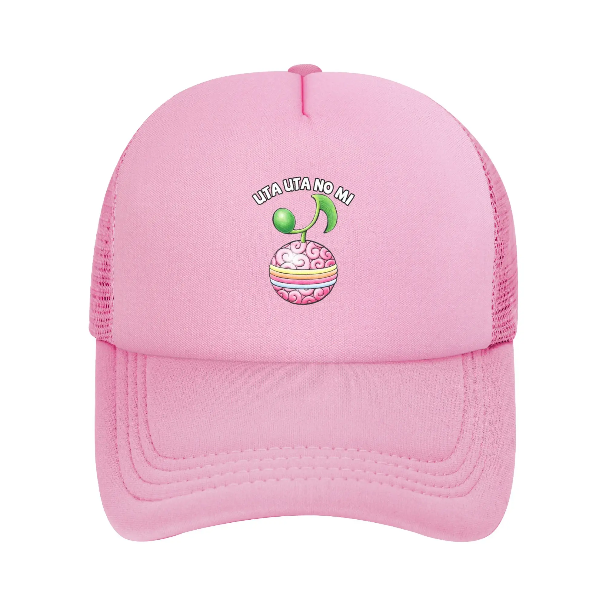 Bonés de beisebol de malha unissex Uta Uta no Mi Devil Fruit, chapéus de golfe ajustáveis de poliéster, estilo moderno.