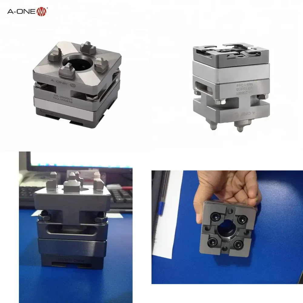 

For Stainless Steel Quick Change EDM Adapter Head Manual Chuck for System 3r Machine Tools Accessory