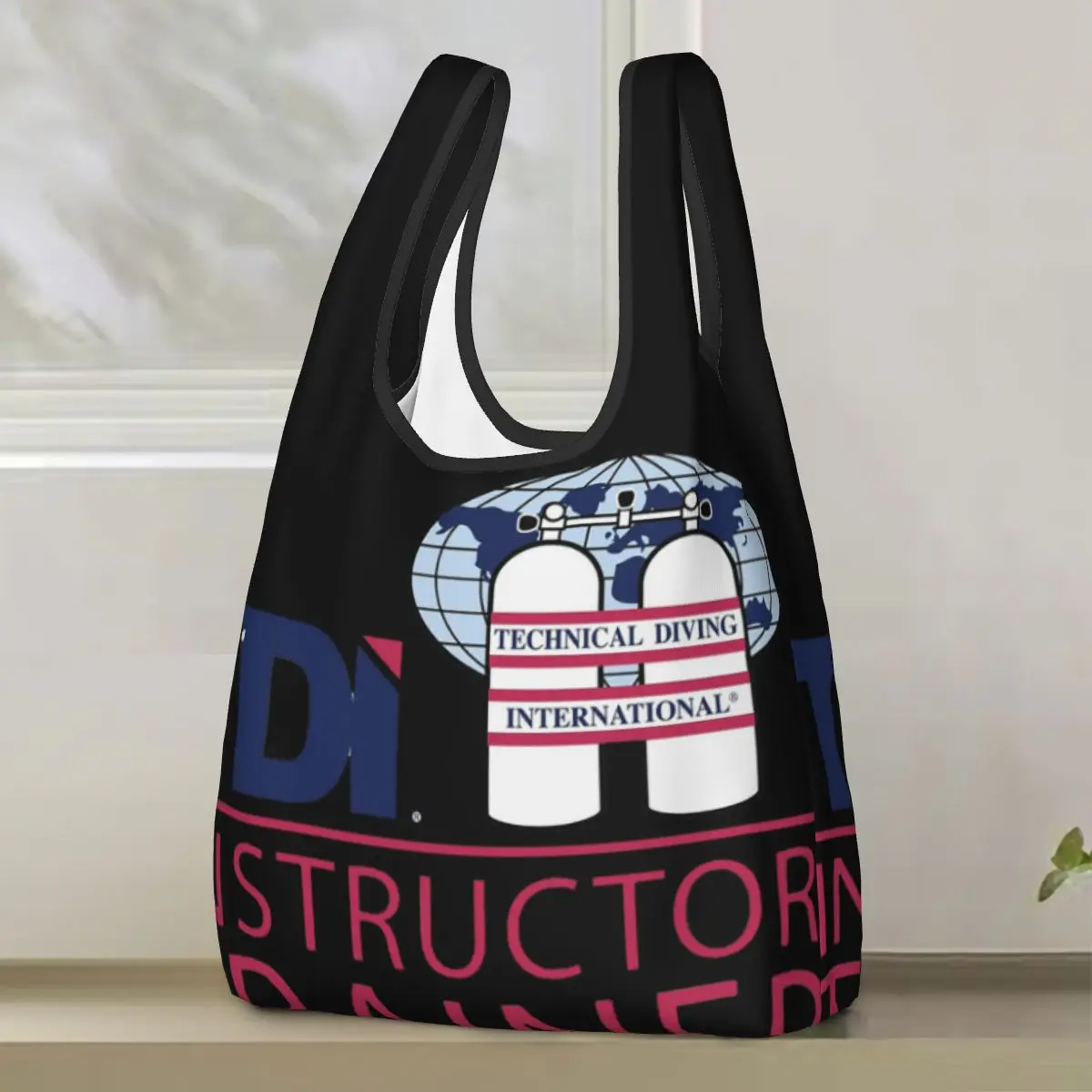 

Международная сумка для подводного плавания (SDI) Портативные сумки-тоут Складная сумка-шоппер на плечо Сумка для продуктов