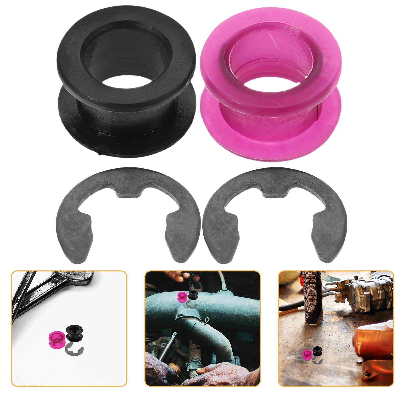 

2Pcs Transfer Case Shifter Linkage Bushings - Reliable Shift Linkage Bushings Replacement for Car, Secure Fit and Stable