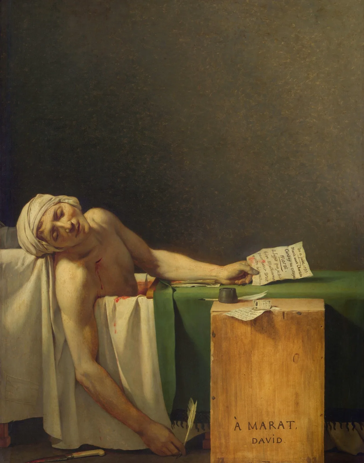 De dood van Socrates De dood van Marat door Jacques-Louis David POSTER Wanddecoratie voor thuis Decoratief schilderij