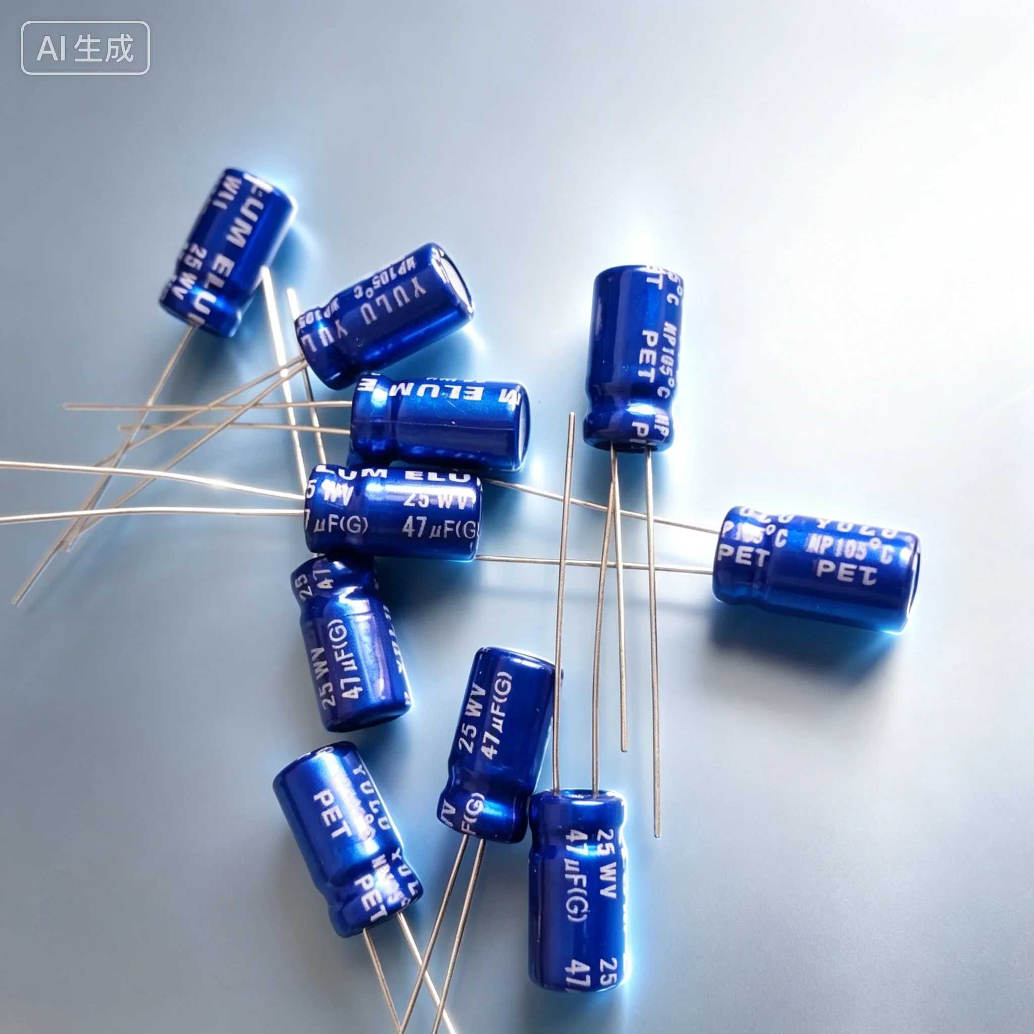 for Audio Crossover 47UF 25V Non‑Polar Capacitor 6*11mm  200pcs