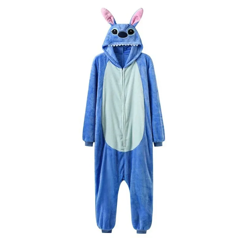 Disfraces de Cosplay de Anime Dis Stitch, mono de bebé con estrella de dibujos animados de animales para niños, pijamas con capucha de Halloween para niñas y niños