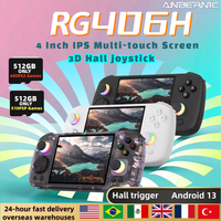 ANBERNIC RG406H RG 406H Handheld Game Console 4 Inch IPS Multi-touch Screen Android 13 5000mAh 3D Hall joystick 5G PSP PS2 Gift