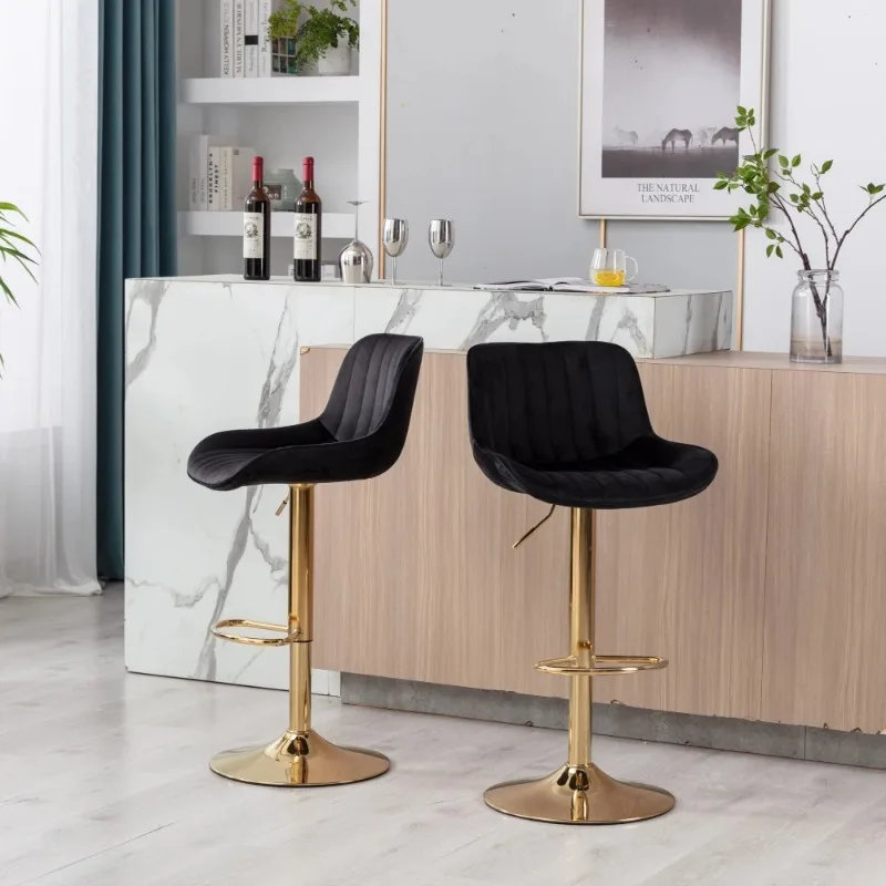 Swivel Chair High Stools Kitchen Barstools Island Dining Table Chair Bar Stool Barstool Chairs Counter Bars Backrest Chaise Home
