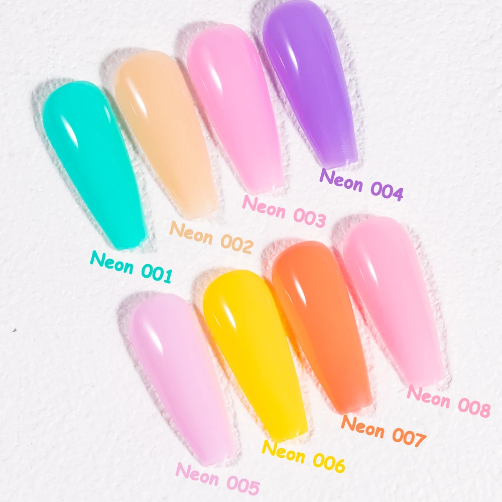 KODIES GEL Neon Rubber Base Gel Polish 15ML Rainbow Summer Color Base Gellak Semi Permanent UV Manicure lacca Nails Art Supply