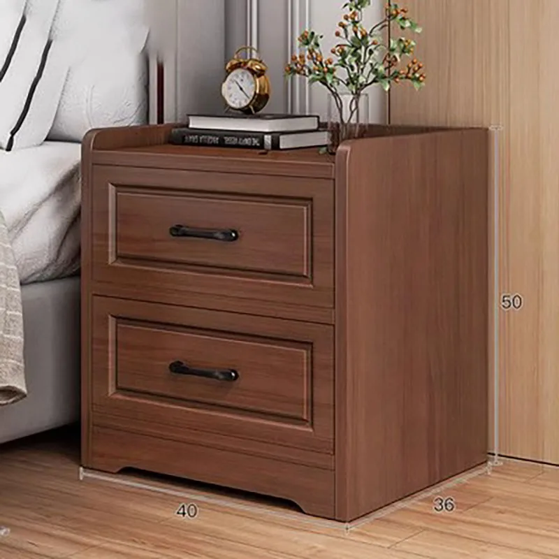 Simple Nordic Nightstand Modern White Trendy Drawers Bedside Table Space Saving Black Mesita De Noche Minimalist Furniture