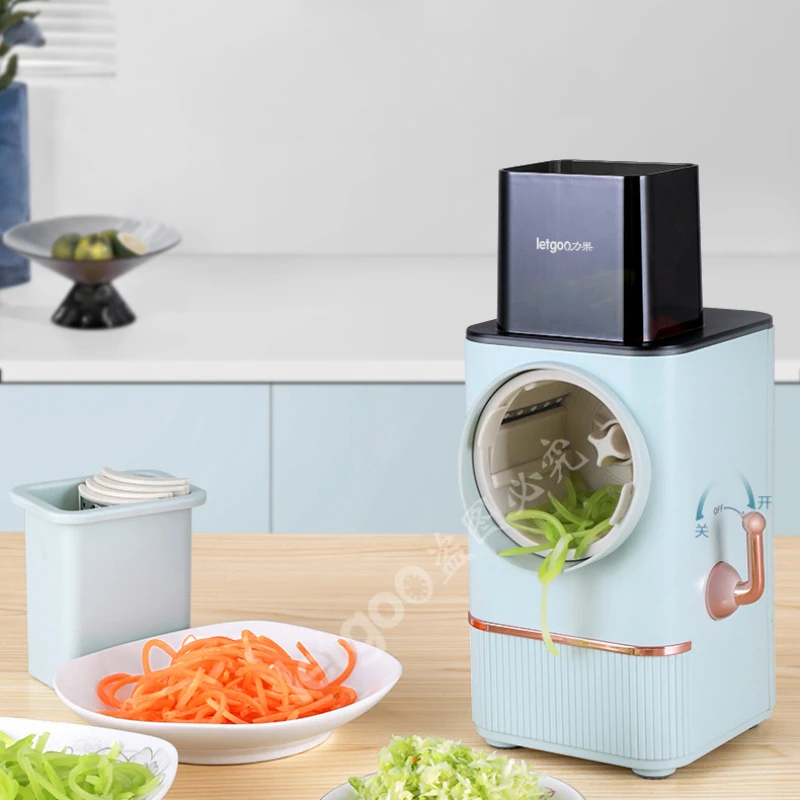 

Large Diameter Electric Vegetable Cutter Chopper Household Multi-Functional Potato Shredder Slicer Meat Slicer Machine