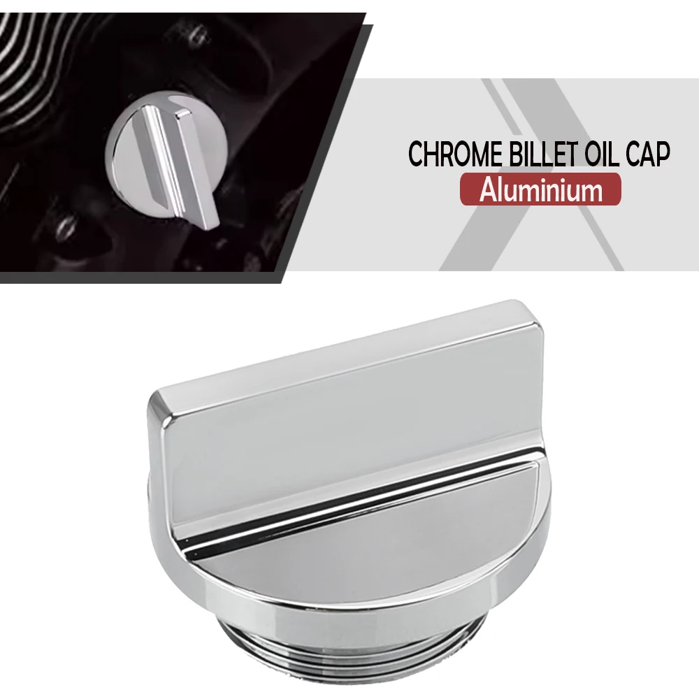 

Chrome Billet Oil Filler Cap Oil Cap Cover For Kawasaki Ninja Series Voyager XII ZG1200 W650 W800 Z Series ZRX1200 ZZR Series
