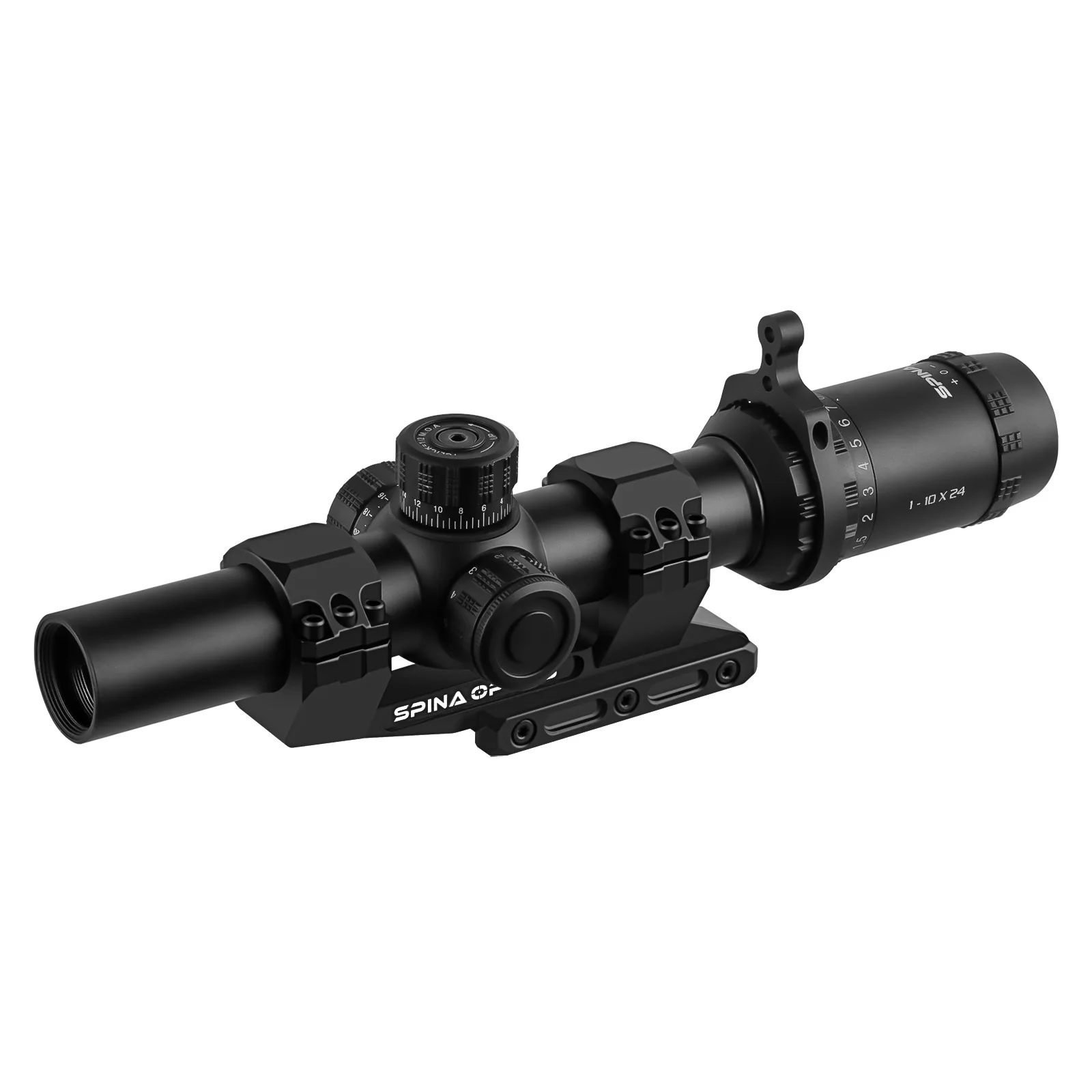 ​​SPINA OPTICS 6061-T6 วงแหวนอลูมิเนียมอากาศยาน 30มม ฐานรางพิคาทินี แรงต้านสูง ทนต่อการสะท้อนกลับแบบสั่นสะเทือน​​