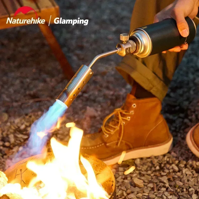 Naturehike Stove Igniter Gun Set Outdoor Picnic BBQ Portable Camping  Gas Tank Ignition Head Multi-function Ultralight Equipment