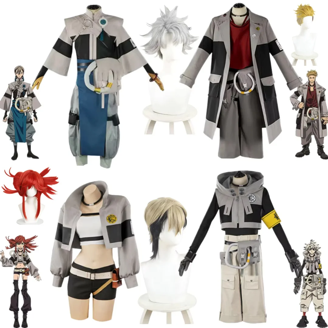 

GACHIAKUTA Enjin Engine Rudo Zanka Riyo GACHI AKUTA Cosplay Costume Wig