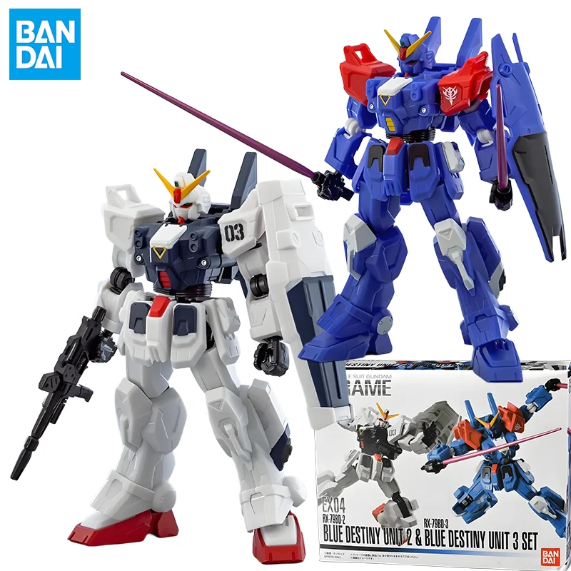 

Bandai Genuine /Original G FRAME SERIES EX EDITION 04 BLUE DESTINY UNIT 2 & BLUE DESTINY UNIT 3 SET Action Figure Toys Children