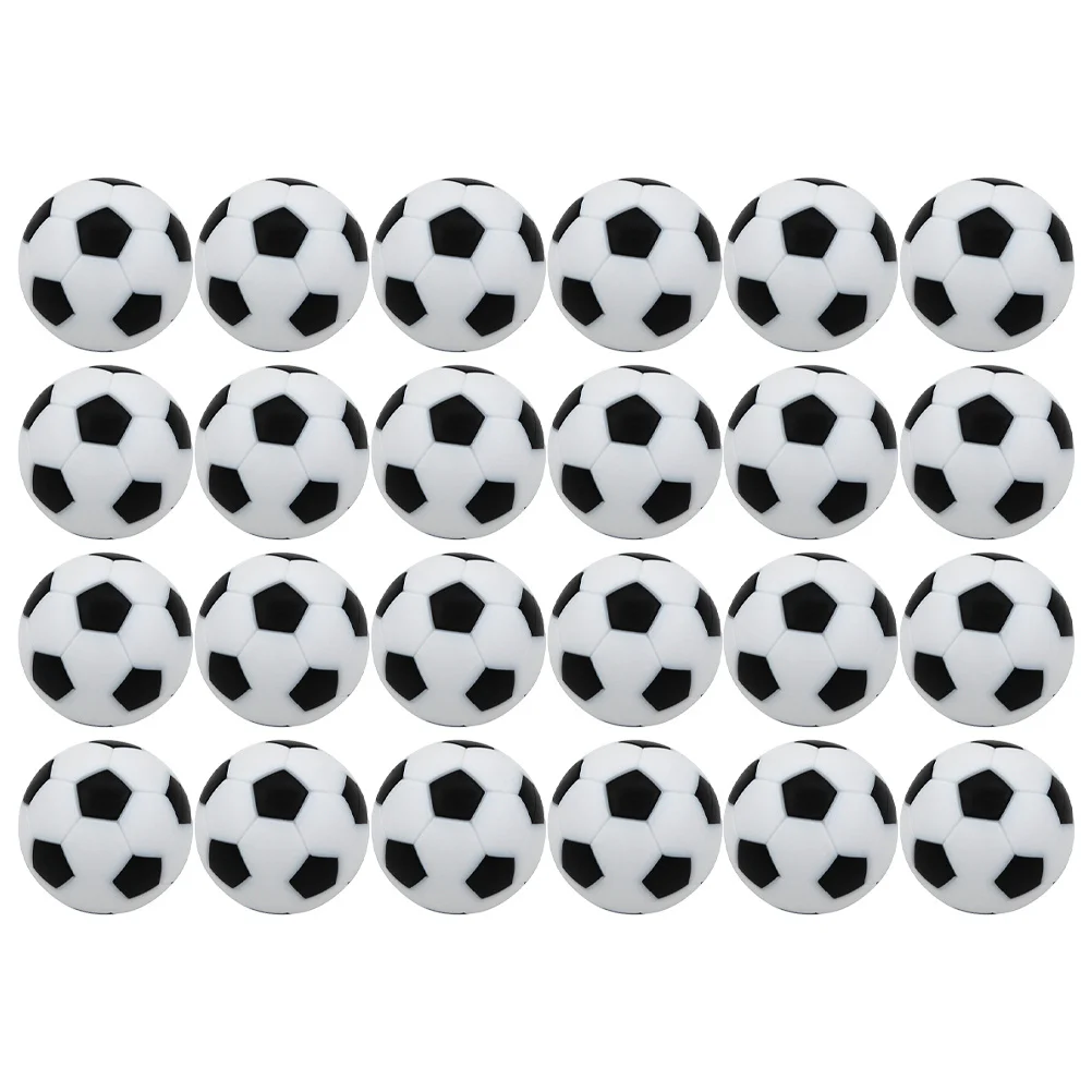 24 قطعة كرات كرة القدم الطاولة استبدال كرة القدم لسطح المكتب ألعاب كرة القدم كرات الطاولة الصغيرة كرات كرات القدم البلاستيكية عيد ميلاد #4
