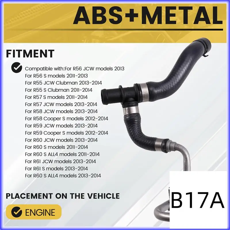 

BT-Turbocharger Coolant Hose Engine Coolant Return Pipe Coolant Hose For Mini Cooper