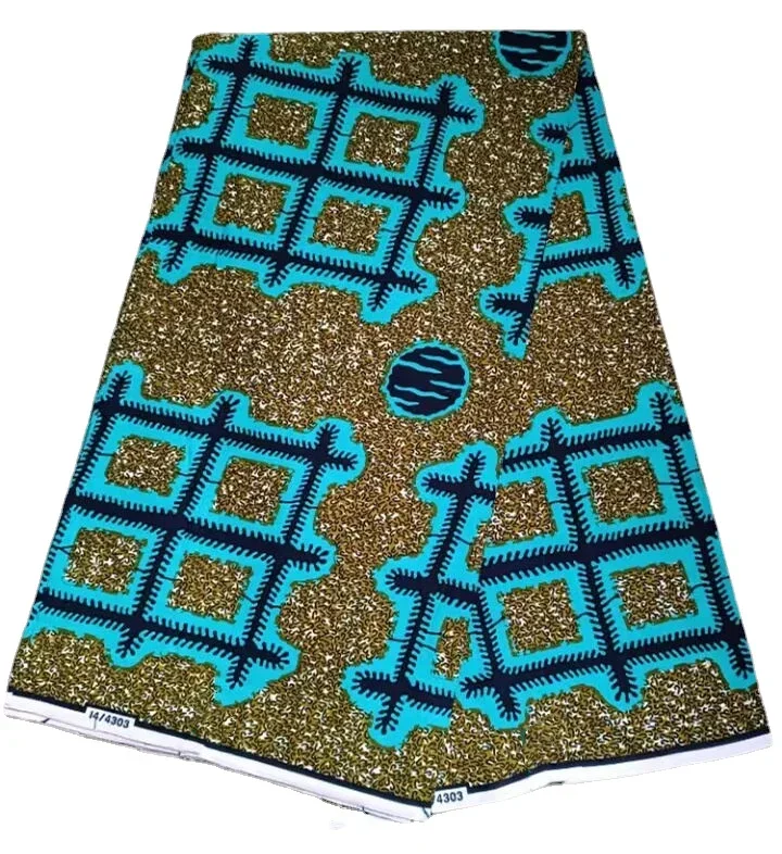 Ankara Wax Fabric 2024 High Quality African Wax Print Fabric 100% Cotton Soft Guaranteed Veritable African Real Wax Pagne Dress