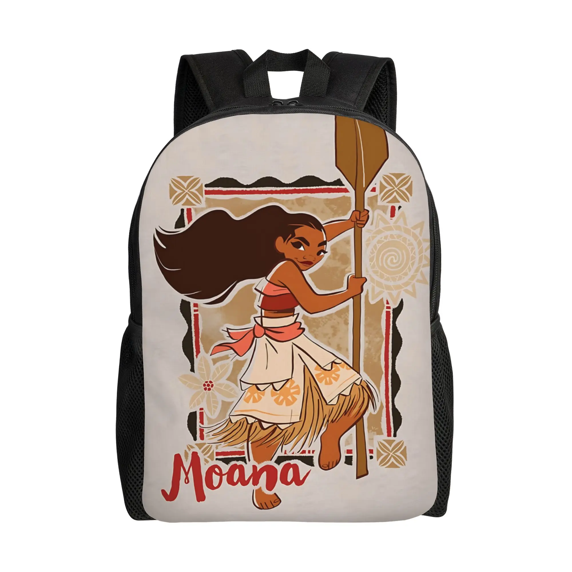 

1PC back to school Backpack Disney animation Daypack Brave Moana princess Fashion For School Zipper Closure Rucksack