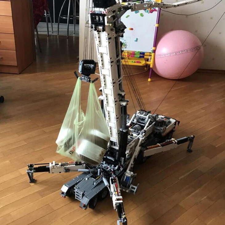 MOC-20920 RC Liebherr LTM11200 High-Tech Power Building Blocks Toy Vehicles Model Kit, Educational Toy for Boys Gift 7705Parts