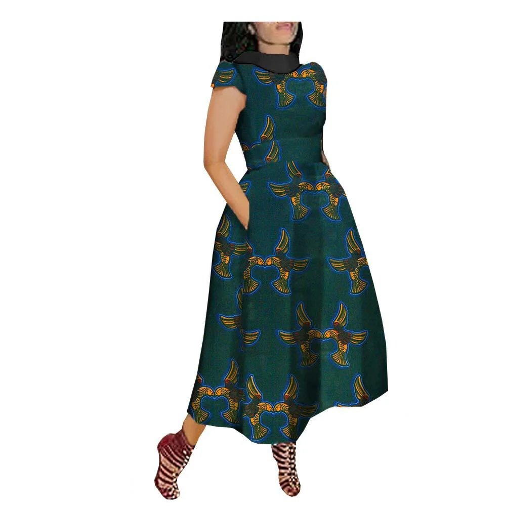 

African Style Dresses for Women Plus Size High Waist Gowns Ankara African Dress Princess Dress Robe Africaine Femme Ankara Attir