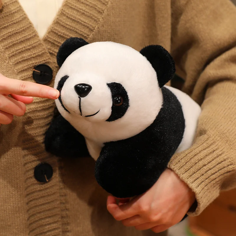 귀여운 대형 판다 봉제 인형 시뮬레이션 파티 스타일 판다 인형 베개 만화 크로스보더 인형 어린이 선물