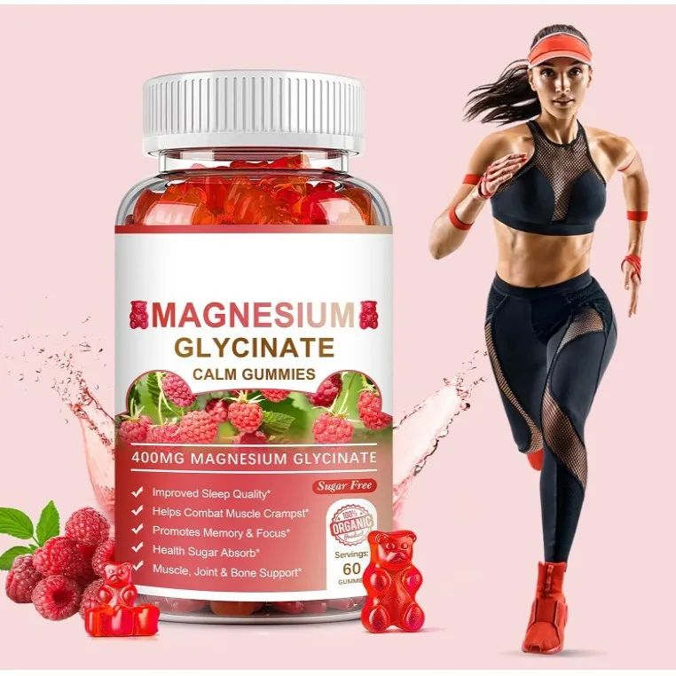 

1 bottle of magnesium glycinate sedative gummies can help combat muscle spasms and improve carbohydrate metabolism in the body