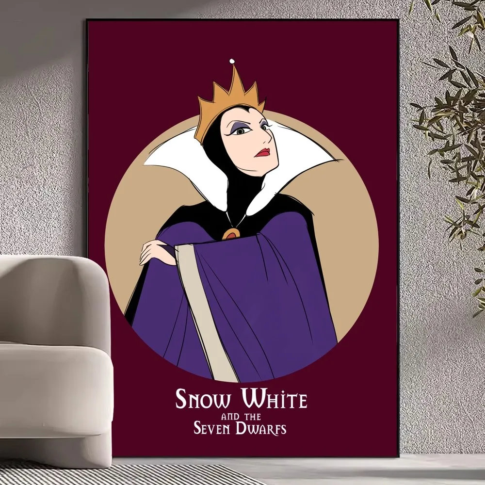 MINISO Disney Villain Cartoon Poster Prints Wall Pictures Living Room Home Decoration