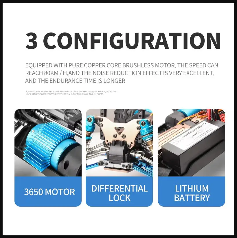 Large 90KM/H Speed Brushless RC Racing Car 2.4G RC Desert car Off Load Climbing Vehical Shock Absorber Waterproof  RC Car Gifts