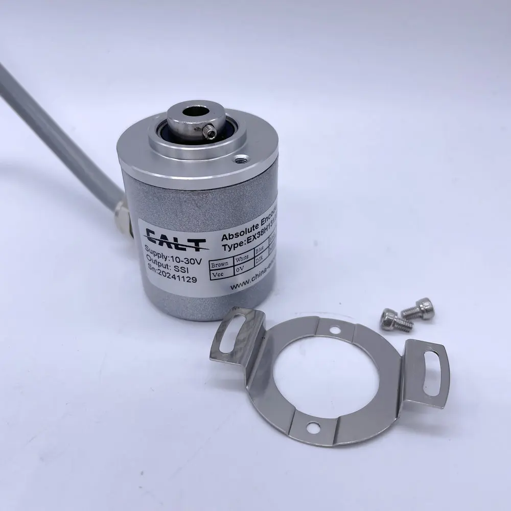 精密 EX38H1312E6SGB 6mm ブラインドホール マルチターン アブソリュートエンコーダ 13ビット SSI グレイコード