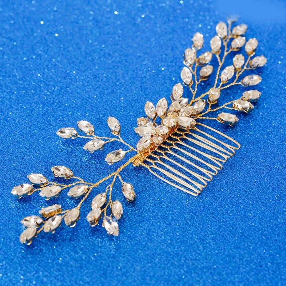 

Headpiece Claw Drilling Hair Comb Accessories for Flower Girls Wedding Clips Bride