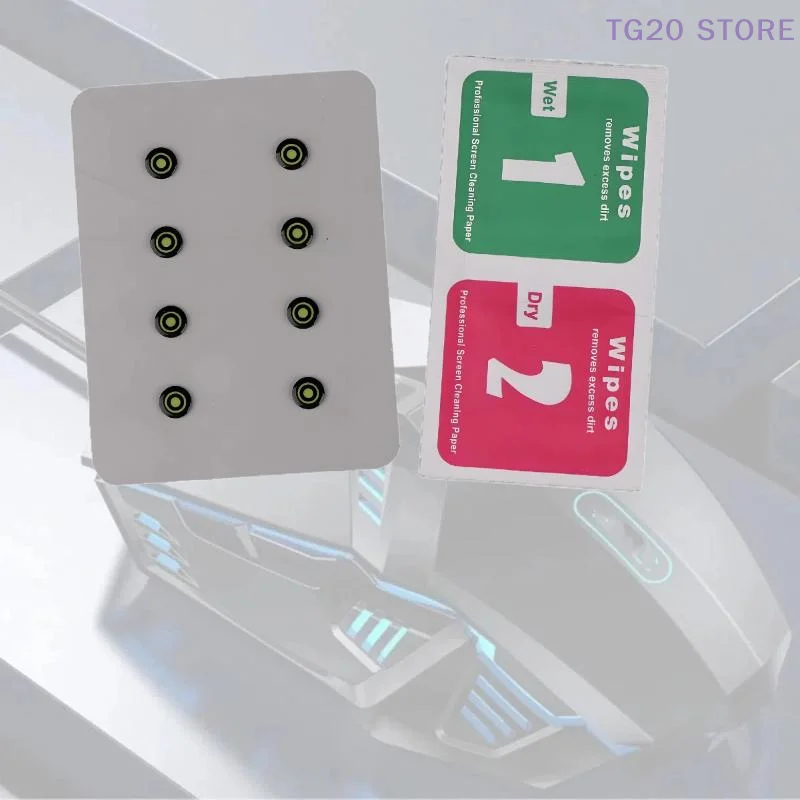 

8Pcs/Pack DIY Universal Mouse Glass Feet Pads Sticker For Gaming Mouse Anti-Slip Pad Accessories