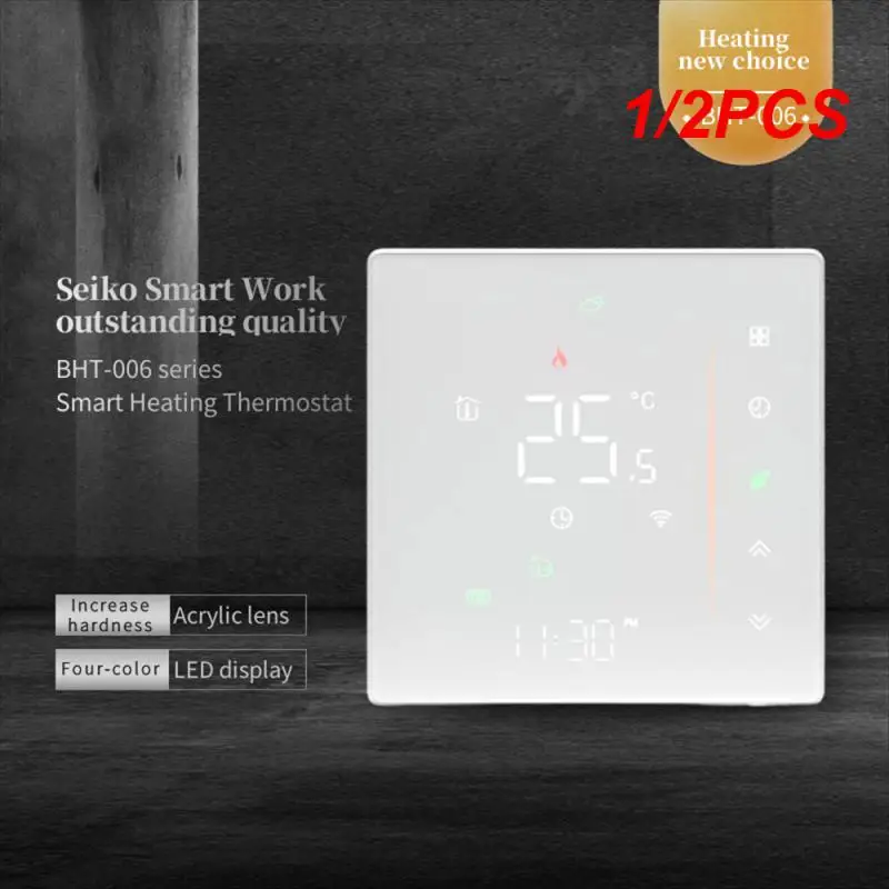 

1/2PCS Home Water Underfloor Heating Sleek Design Intelligent Control Easy Touch Operation Precise Temperature Regulation