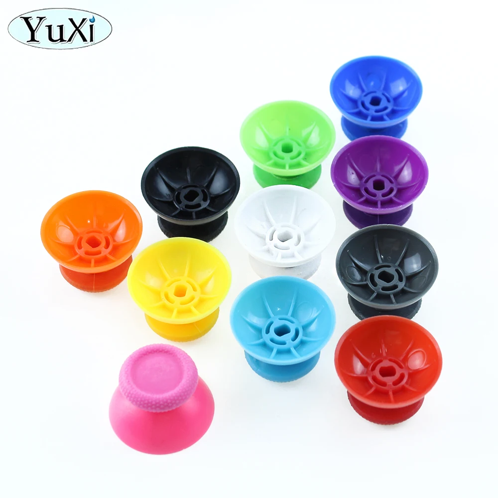 2Pcs For PS5 3D Analog Joystick Buttons Thumbsticks Grip Caps Cover Colorful Keys For PlayStation 5 Controller Replacement Parts