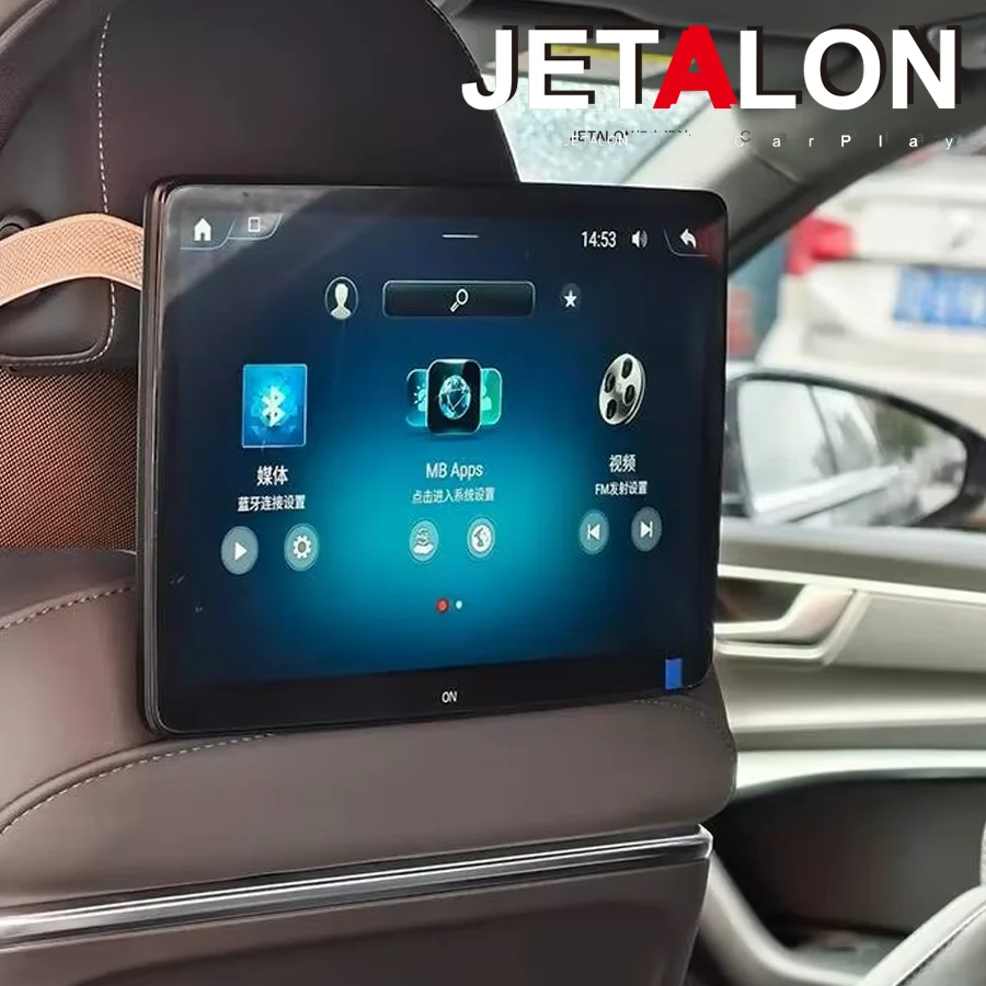 

14'' Screen Android Headrest Car TV Rear Seat Entertainment System For Mercedes-Benz GLE GLS G Class Old S Class Old E Class ML