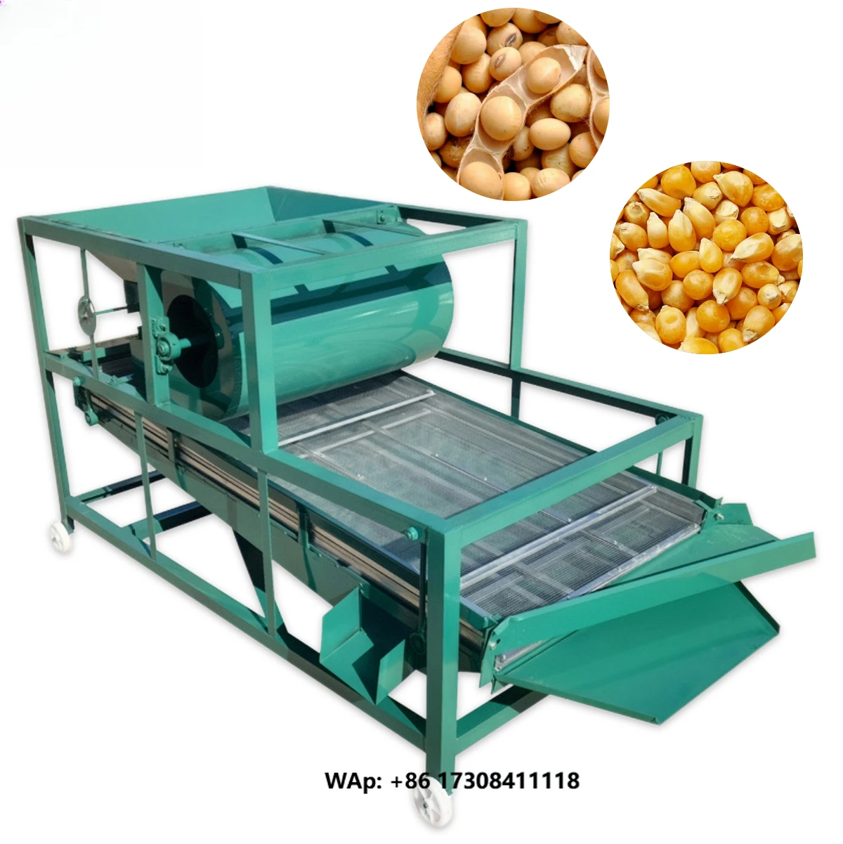 Small Grain Screening Machine Wheat Corn Seeds Cleaning Machine