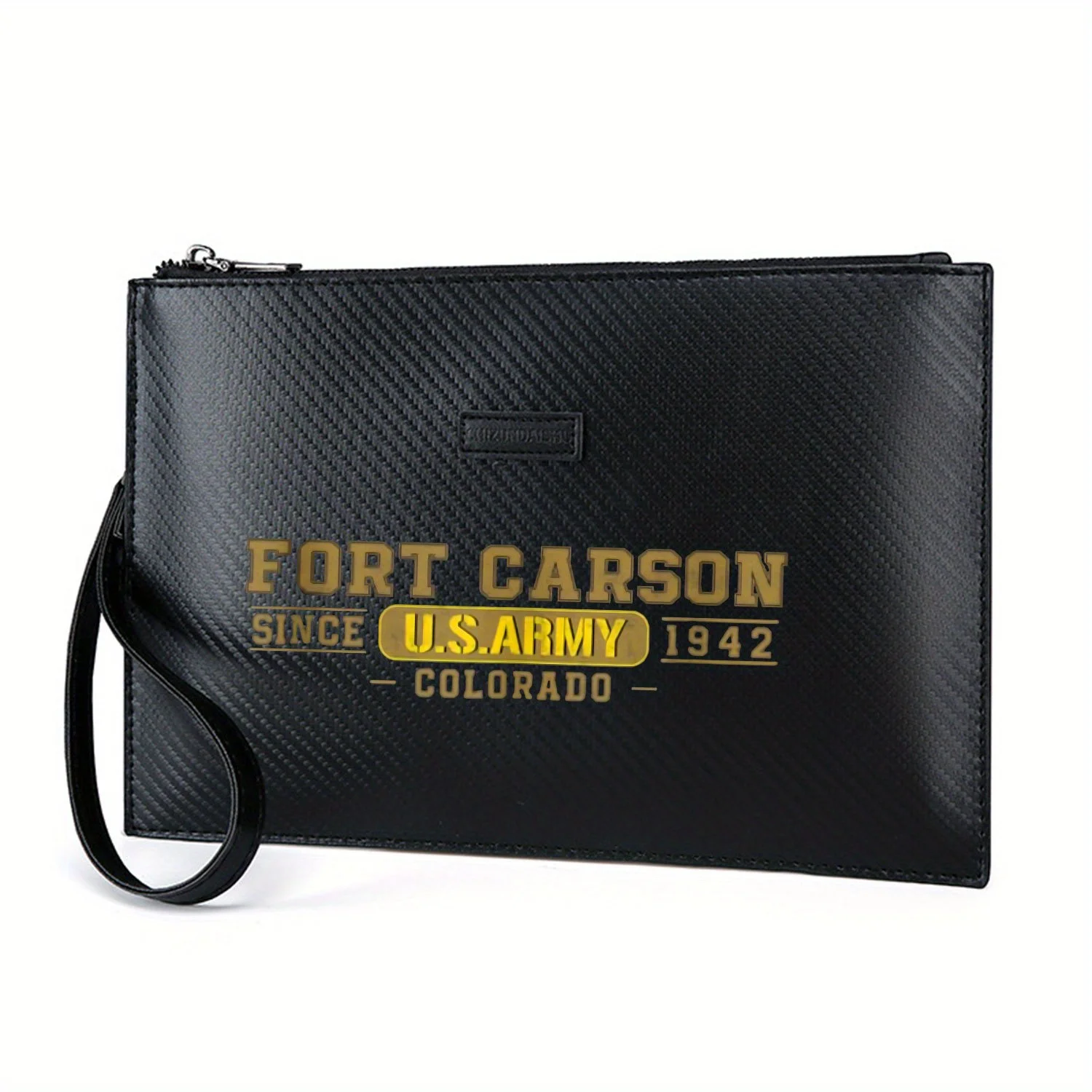 FORT CARSON U.S.ARMY منذ كولورادو سنة حقيبة يد رجالية أنيقة مطبوعة من البولي يوريثان عصرية وعملية للحمل اليومي #1