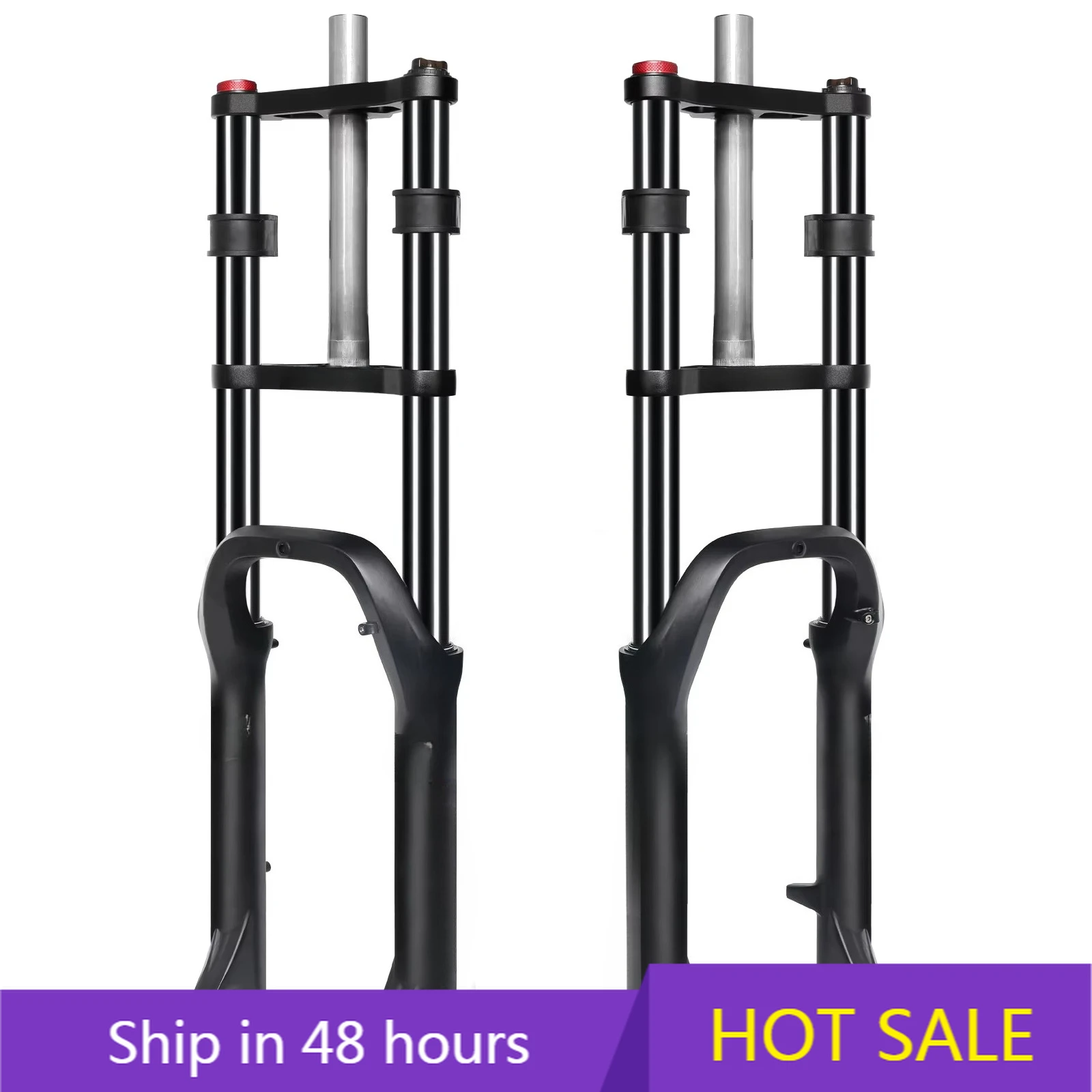 

POWER LEAP BUCKLOS Horquilla Mountain Bike 20" * 4.0" Wide Fork Snow Oil Spring Magnesium Alloy Bicycle Front Fork
