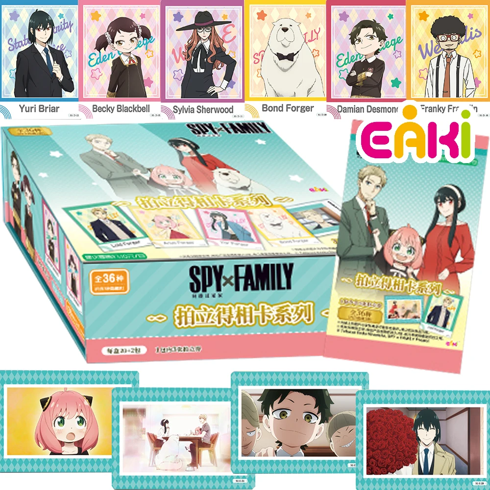 

Original Eaki SPY×FAMILY Collection Cards Anime Likeable Girls Anya Forger Rare Limited Edition Polaroid Photo Cards Fun Gifts