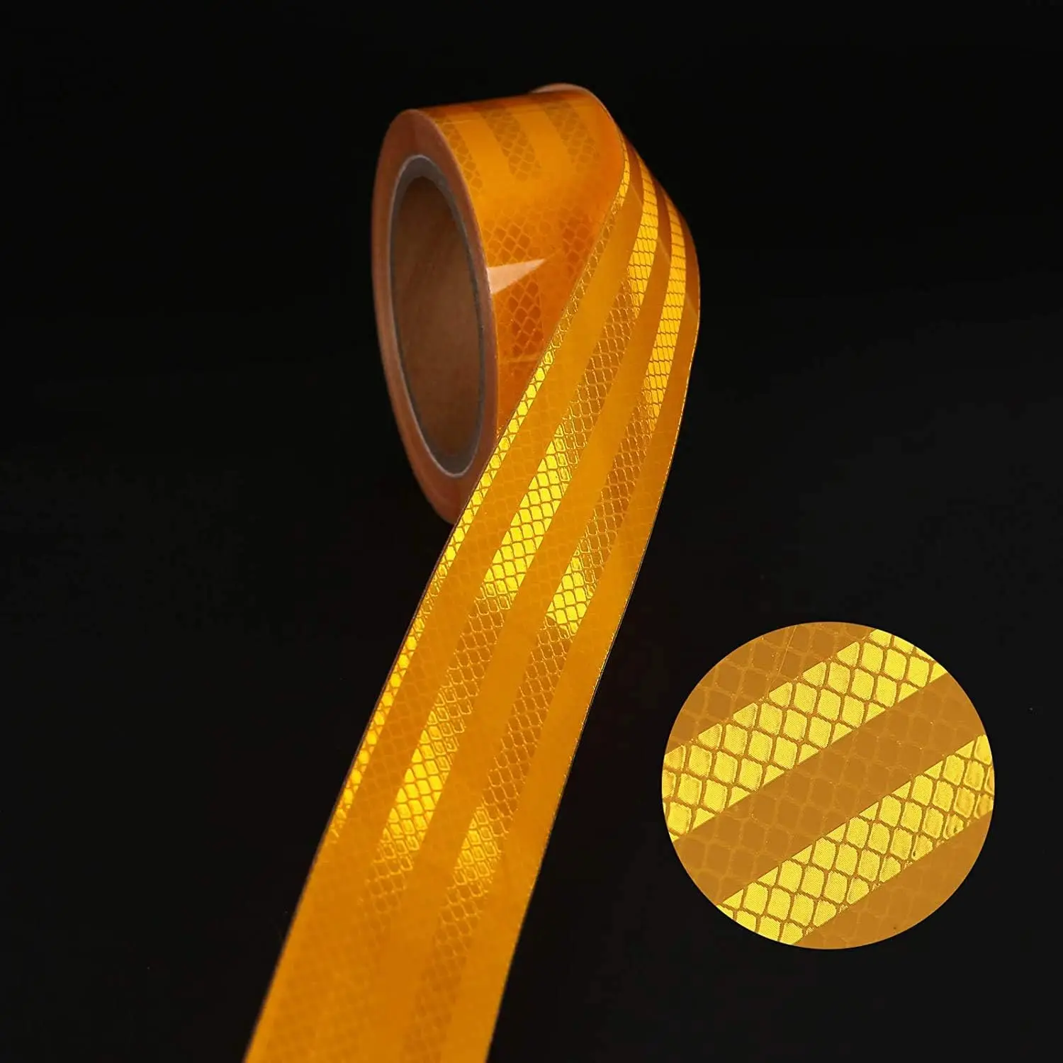 Reflective Safety Tape DOT-C2 Waterproof  Yellow Reflective Sticker conspicuity tape for trailer cars trucks Fade Resistant