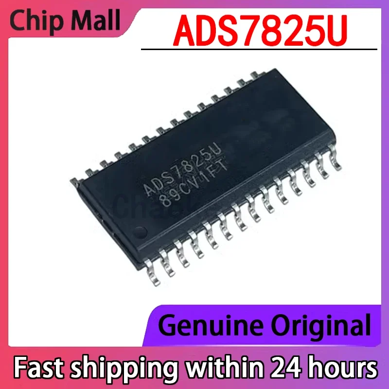 

1 шт. ADS7825U ADS7825UB SOIC-28, новый 16-битный аналого-цифровой преобразователь, в наличии